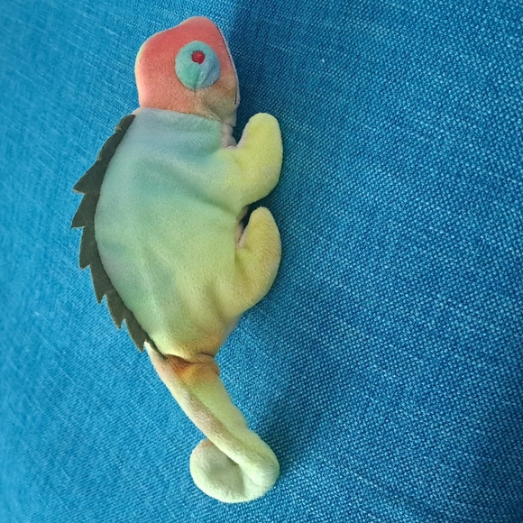 Iggy ty Colorful Plush Chameleon Toy 1997 - Picture 2 of 8